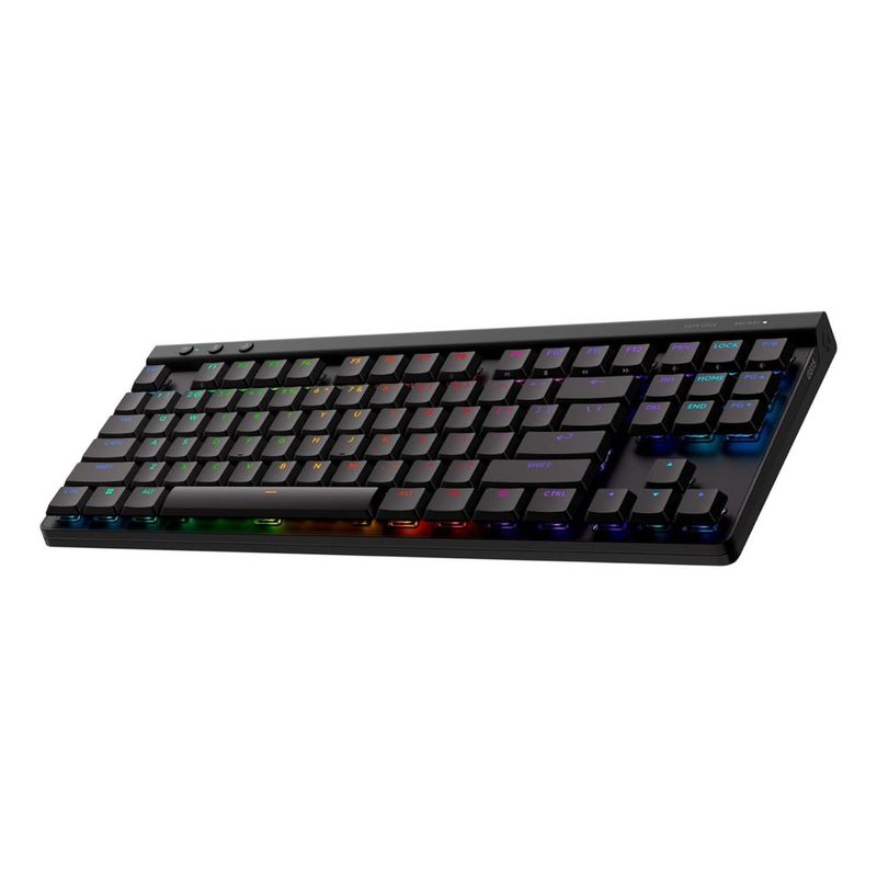 LOGITECH - Teclado Logitech G G515 Tkl Lightspeed/ Gamer Neg Rgb Inglés