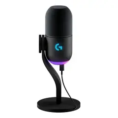 LOGITECH - G Yeti Gx Micrófono Dinámico Rgb Con Lightsync Negr