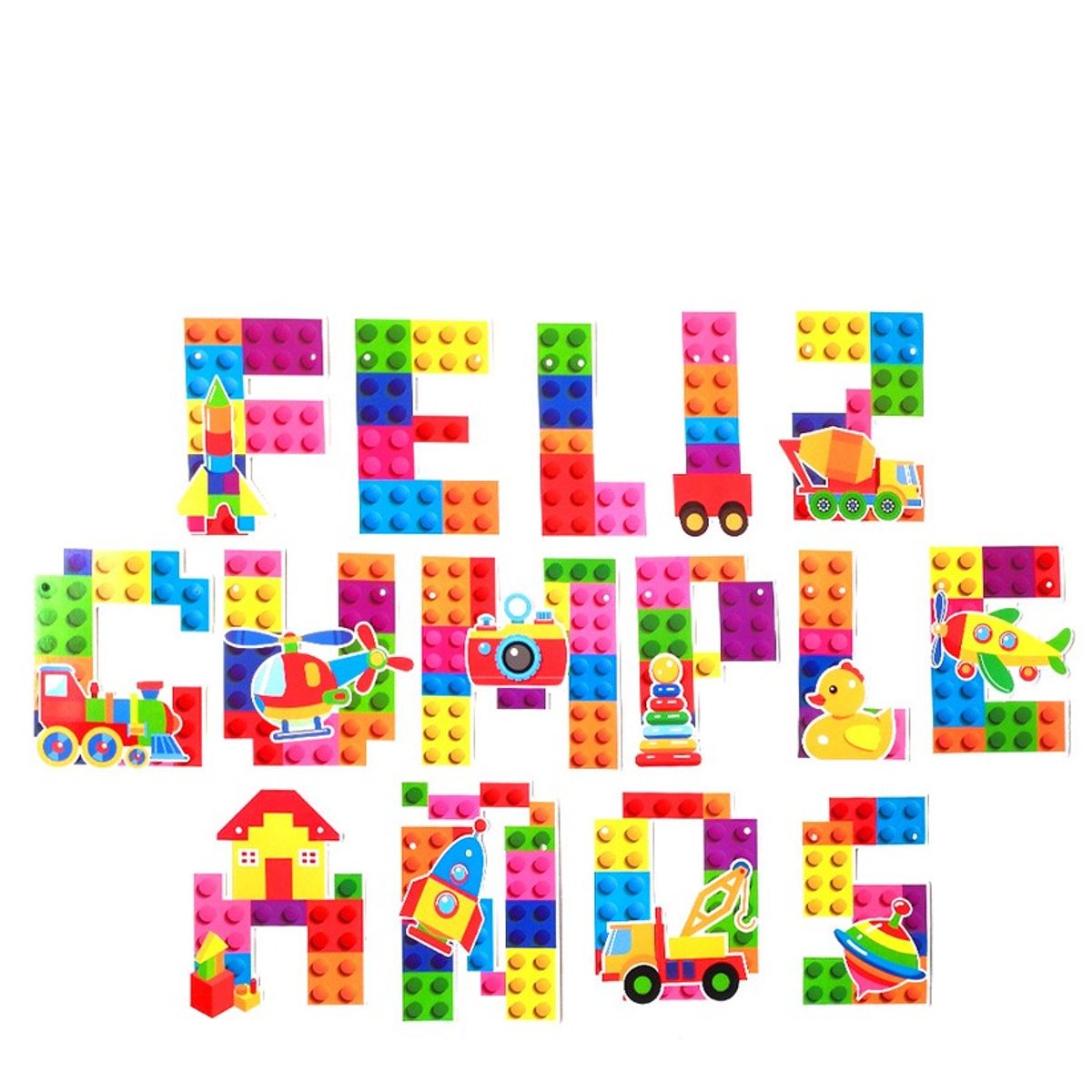 GENERICO - GUIRNALDA FC BLOQUES 4M X1 UNI