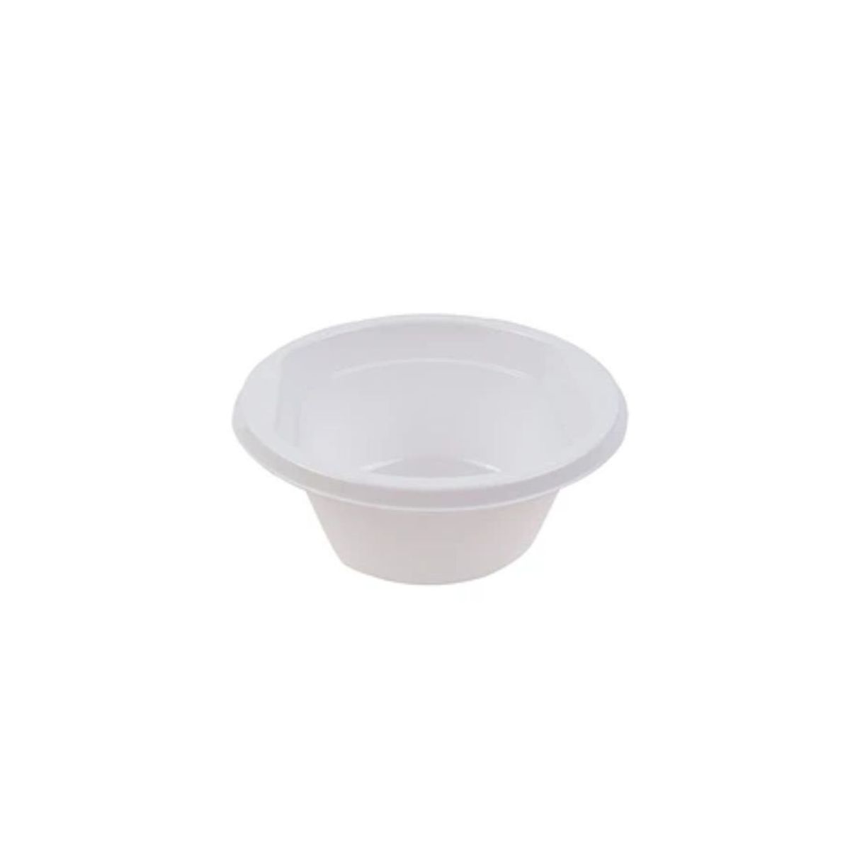 GENERICO - Mini Tazon Plastico Blanco 250ml 10pcs
