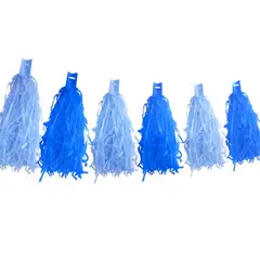 GENERICO - GUIRNALDA FLECO CELESTE AZUL X1 UNI