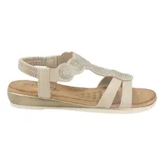 CHALADA - Sandalias Mujer Dorado Casual Alka-1
