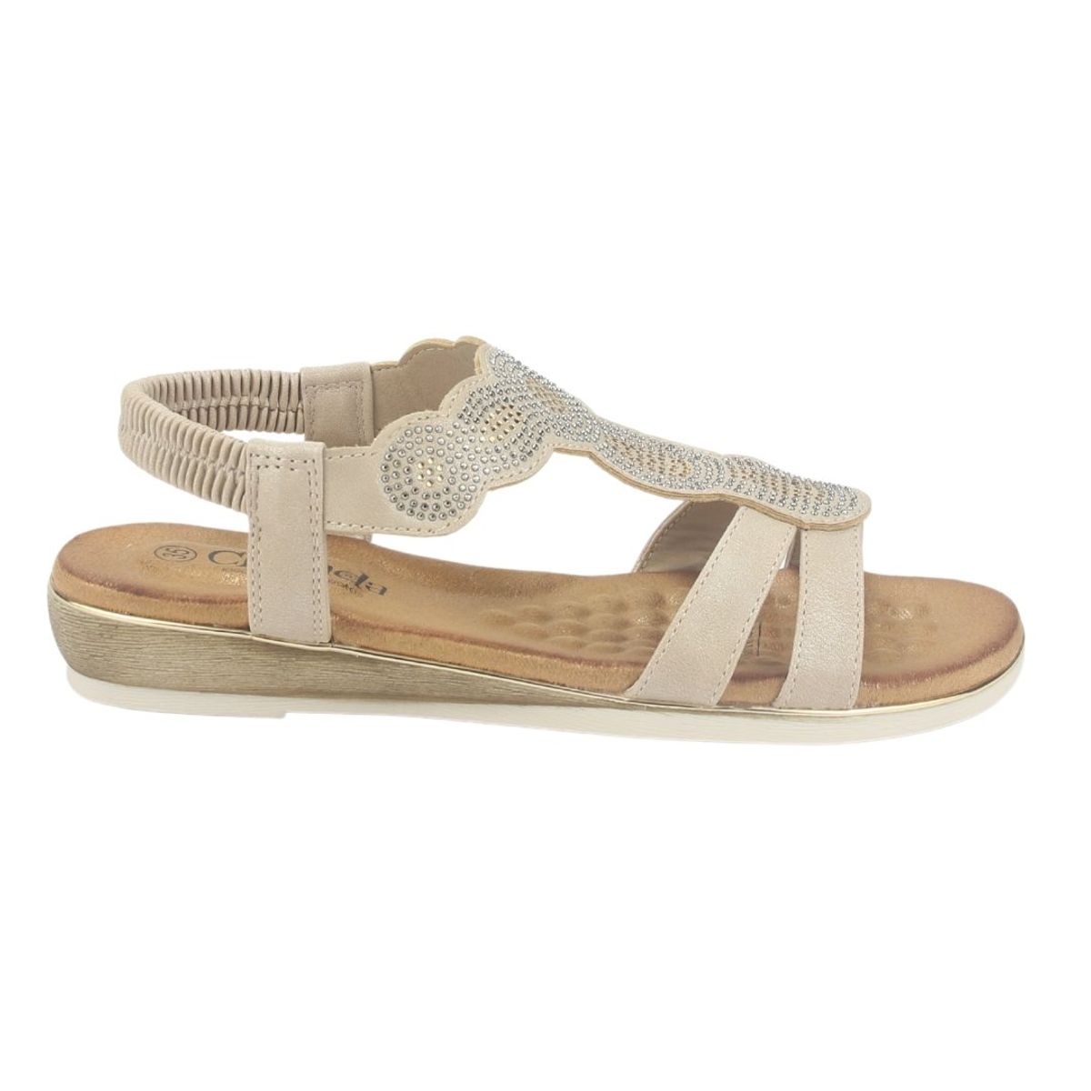 CHALADA - Sandalias Mujer Dorado Casual Chalada Alka-1