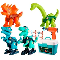 GENERICO - Juguete Didáctico Dinosaurios Armables Juguete Niños Maleta