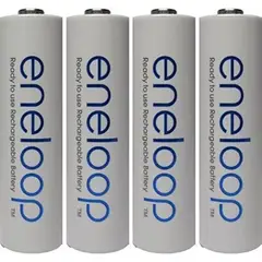 PANASONIC - Pilas Recargable Eneloop AA 4 Unidades 1900 Mah
