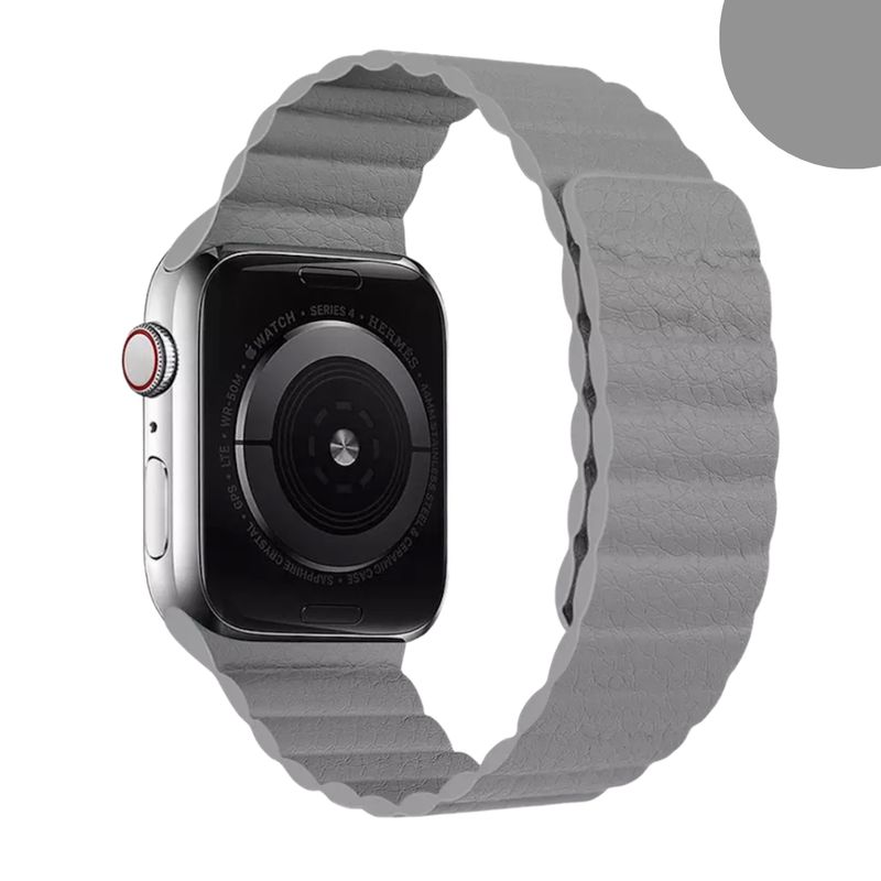 GENERICO - Correas De Cuero Magnético para Apple Watch 38-40-41mm