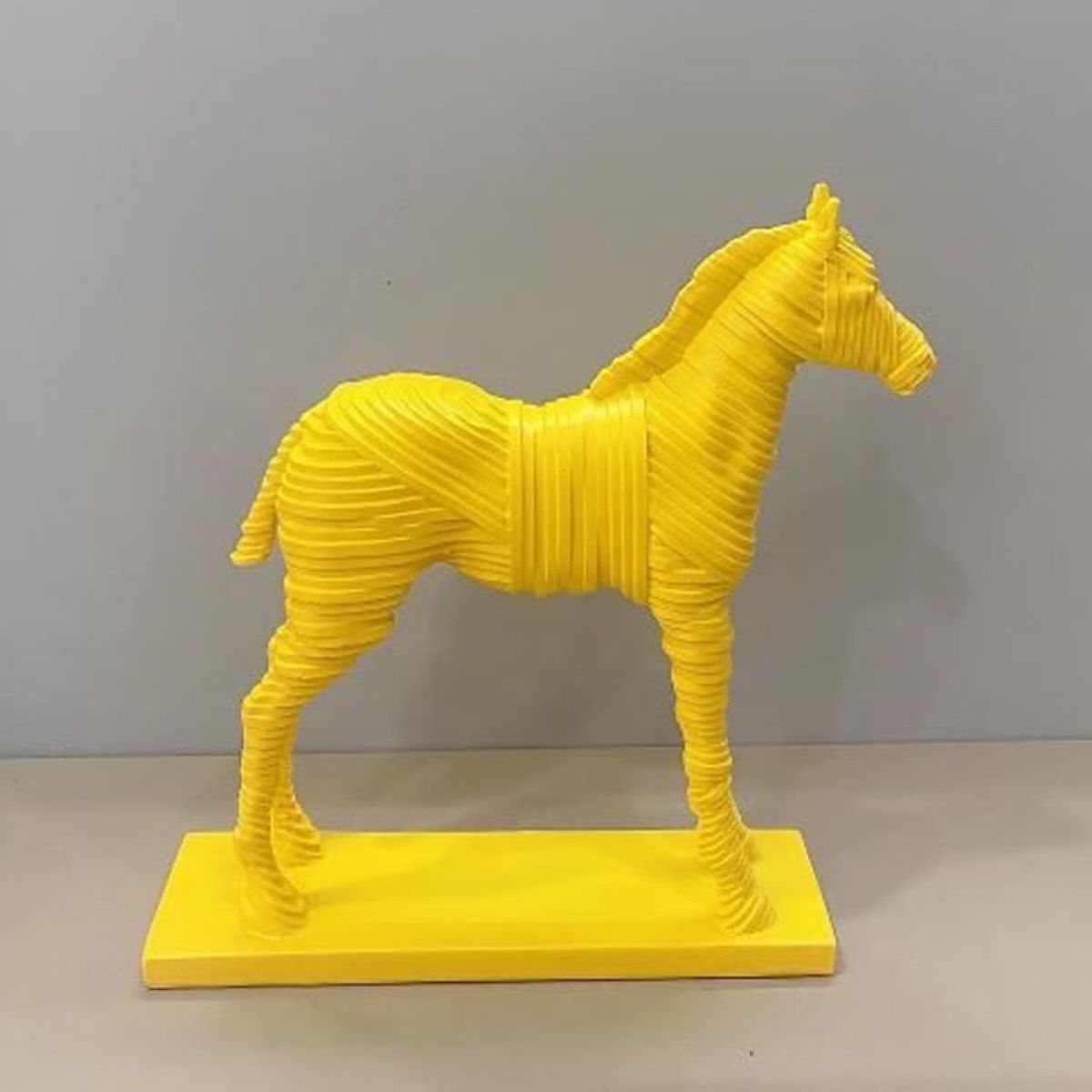 GENERICO - Adorno De Resina Caballo 27x8x30 Cm A3