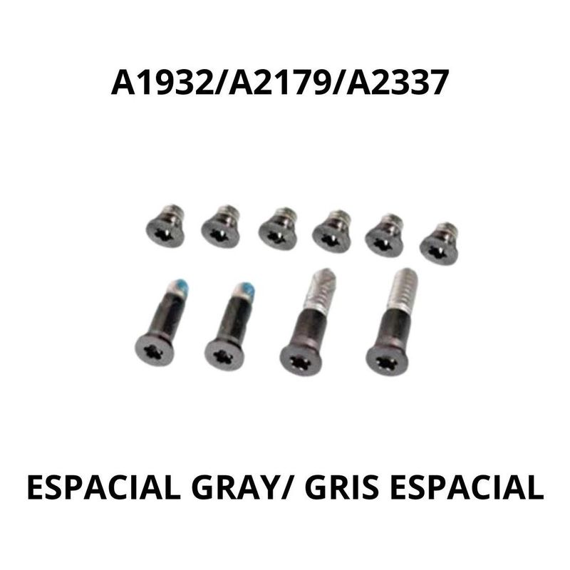 FACTORYTECH - Kit Tornillos Para MacBook A1932 A2179 A2337 Space Gray
