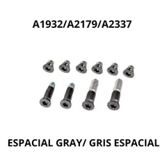 FACTORYTECH - Kit Tornillos Para MacBook A1932 A2179 A2337 Space Gray