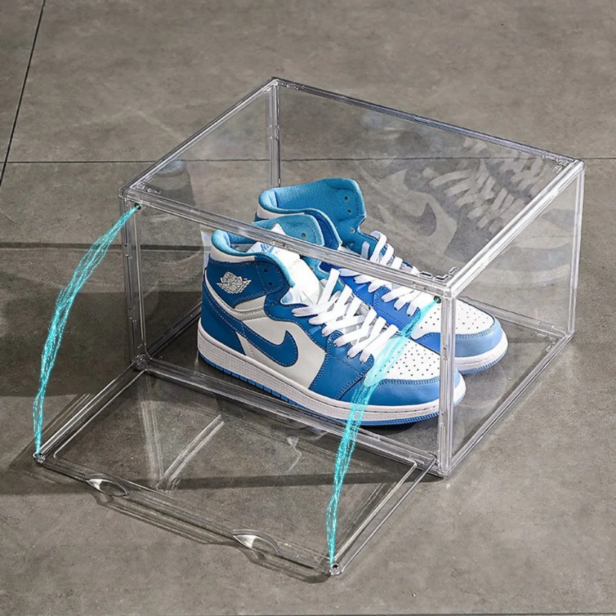 GENERICO - Caja Organizadora Acrílico De Zapatos Armarble Transparente Premium