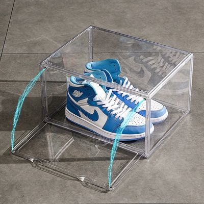 Imagen 2 del producto Caja Organizadora Acrílico De Zapatos Armarble Transparente Premium