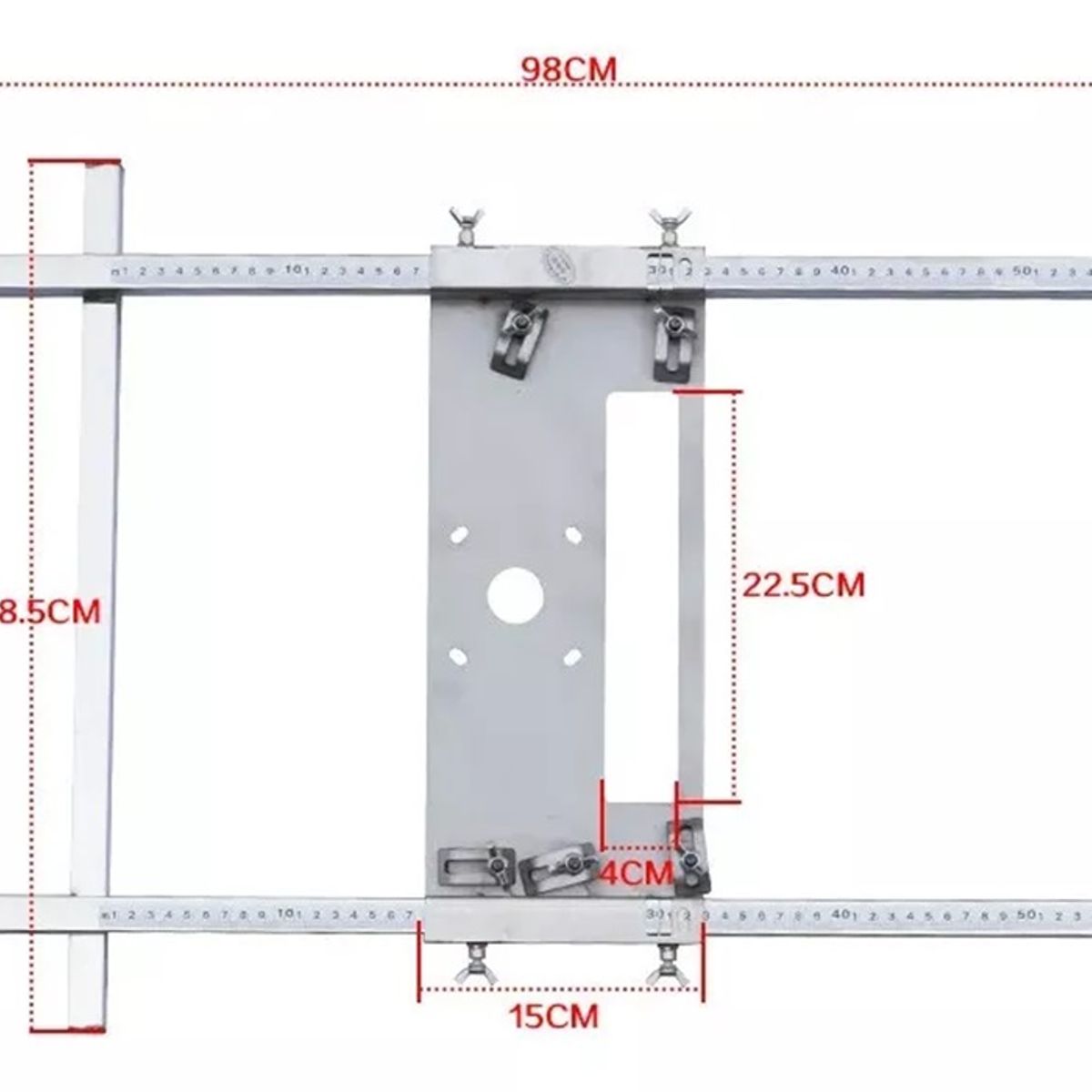 GENERICO - Guía De Corte Para Sierra 7 ½ 8 ½ O Router De Mano