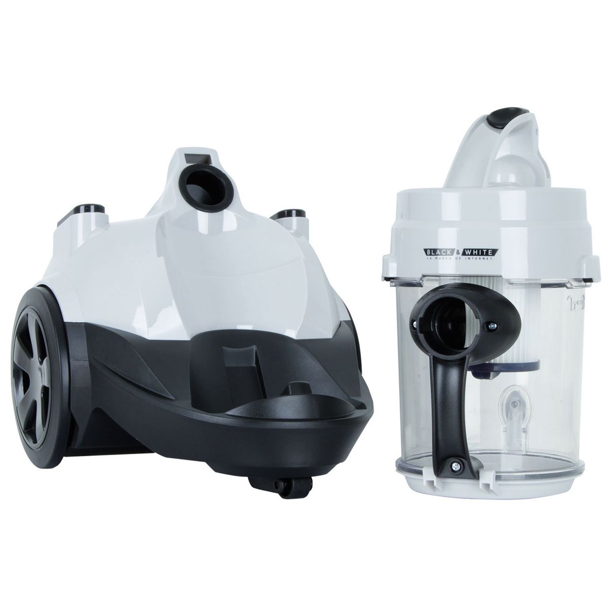 BLACK & WHITE - Aspiradora Ciclónica 1200w Bwa1-8220 Black & White