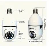 GENERICO - Cámara Ip Wifi Exterior Inalámbrica 1080 HD vision nocturna