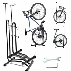 KOKILA - Soporte de Bicicleta Portátil Estaciona en L y Ahorra Espacio