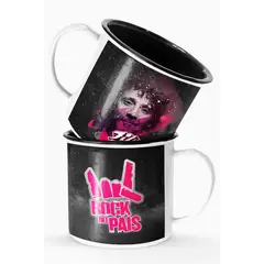 S/M - Taza Lechero Enlozado Fito Paez