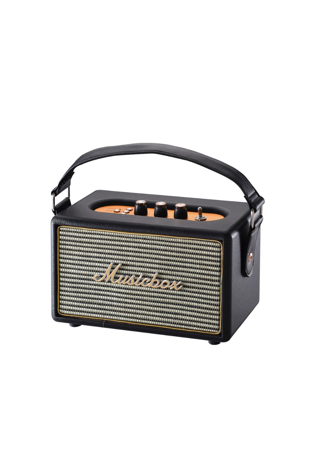 MLAB Radio Parlante Retro 70S Musicbox Bluetooth Usb Aux