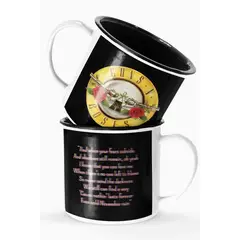 S/M - Taza Lechero Enlozado Guns And Roses November