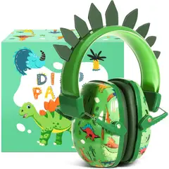 GENERICO - Audifonos Orejeras Antiruido Dinosaurio Niños Y Jovenes Tea