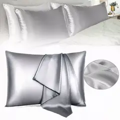 EDWINAYY - Funda Almohada Satin Saten Tipo Seda Variedad De Colores
