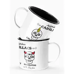 S/M - Taza Lechero Enlozado Los Fabulosos Cadillacs