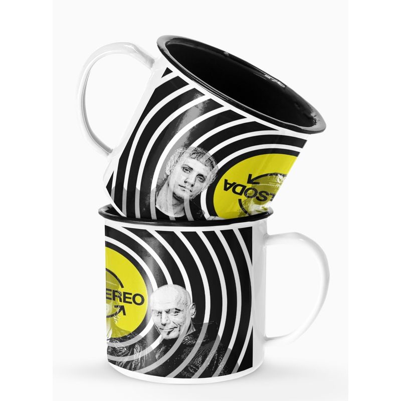 S/M - Taza Lechero Enlozado Soda Stereo