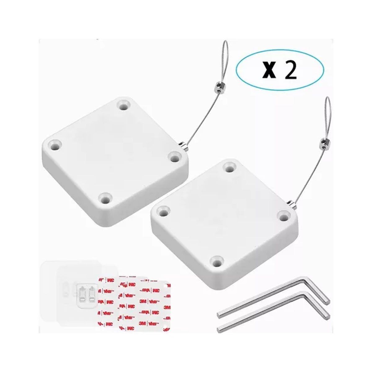 EDWINAYY - Cierre De Puerta Automático Multifuncional De Seguridad 2pk