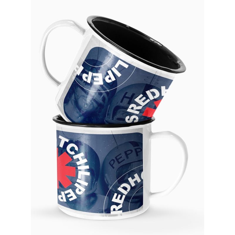 S/M - Taza Lechero Enlozado Red Hot Chilli Peppers
