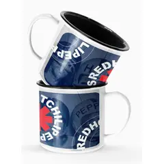 S/M - Taza Lechero Enlozado Red Hot Chilli Peppers