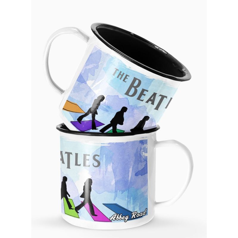 S/M - Taza Lechero Enlozado The Beatles Abbey