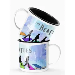 S/M - Taza Lechero Enlozado The Beatles Abbey