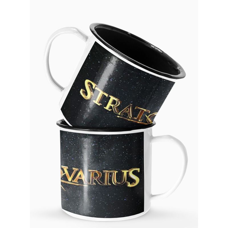 S/M - Taza Lechero Enlozado Stratovarius