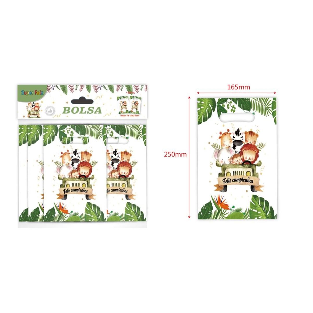 GENERICO - Bolsa De Dulces Safari