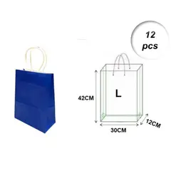 GENERICO - BOLSAS DE REGALO L 12 PCS