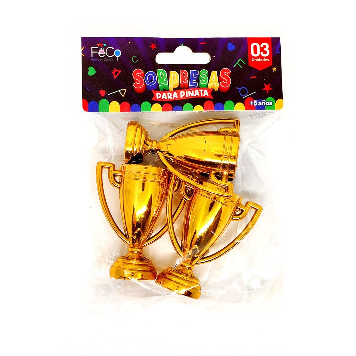 GENERICO - TROFEO DORADO X3 UNI