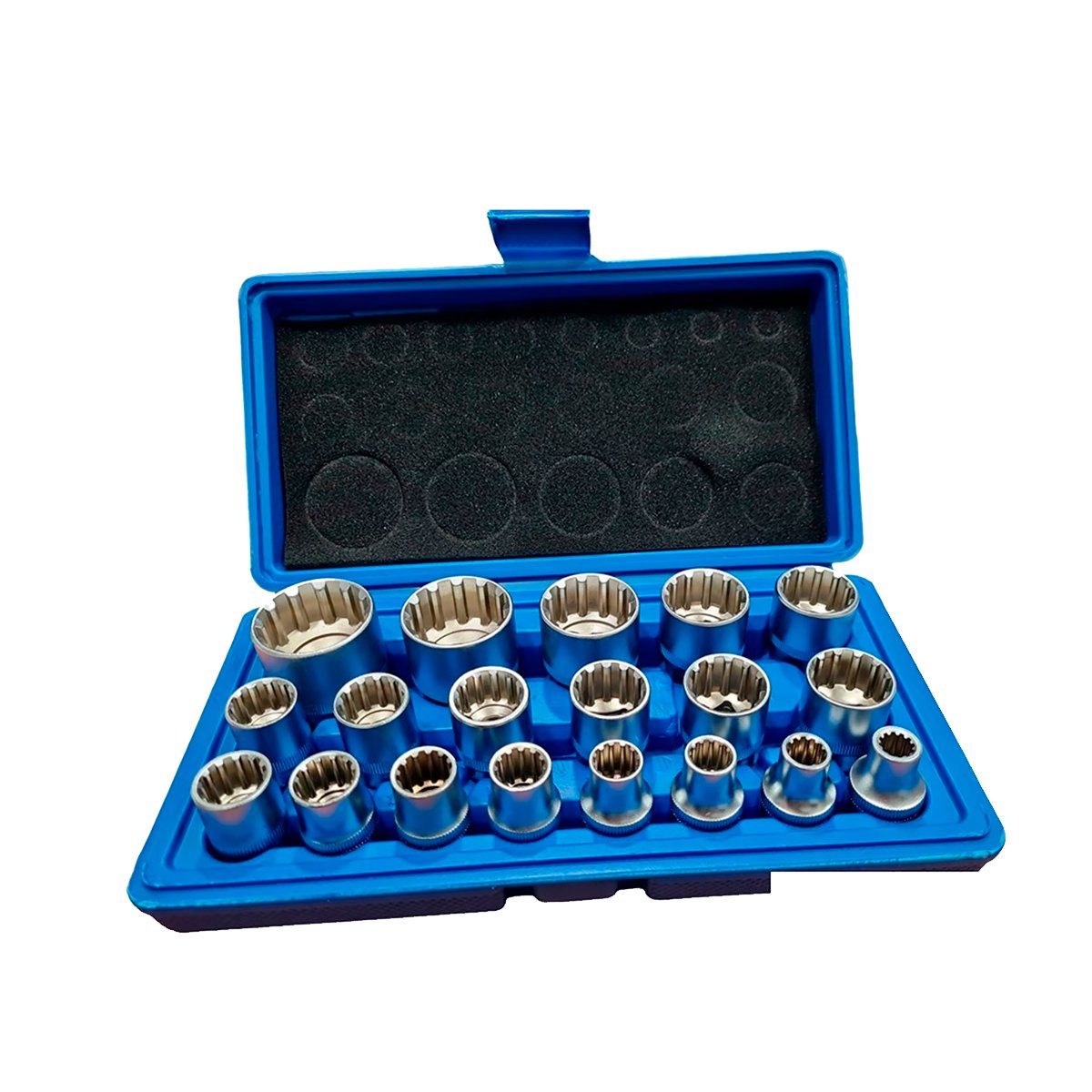 GENERICO - Kit Set Juego Dados Poligonales 1/2 Pulg, 19 Piezas