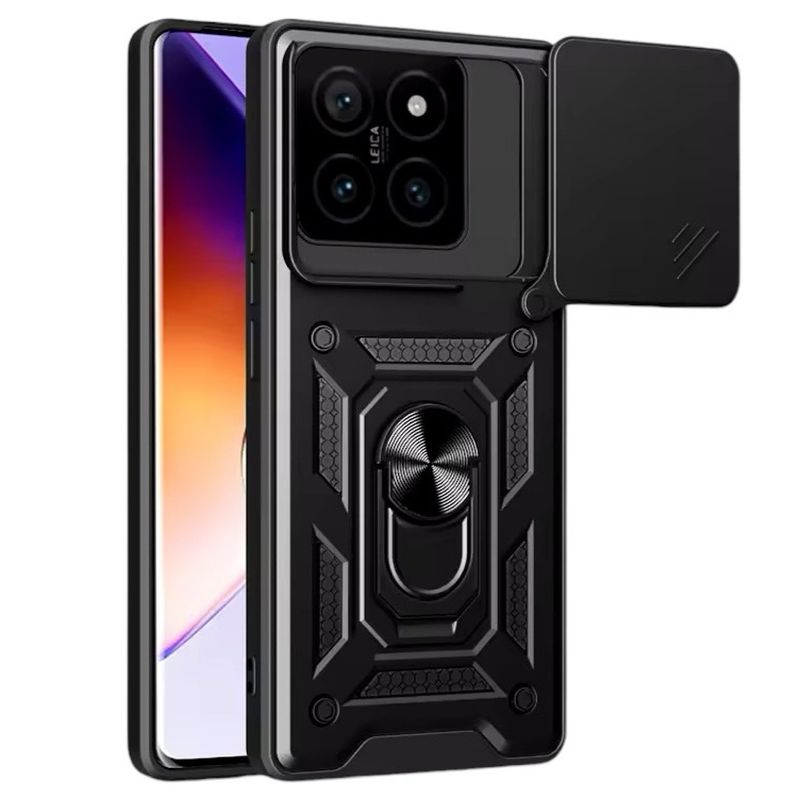 GENERICO - Carcasa Armor Con Anillo Para Xiaomi 14T