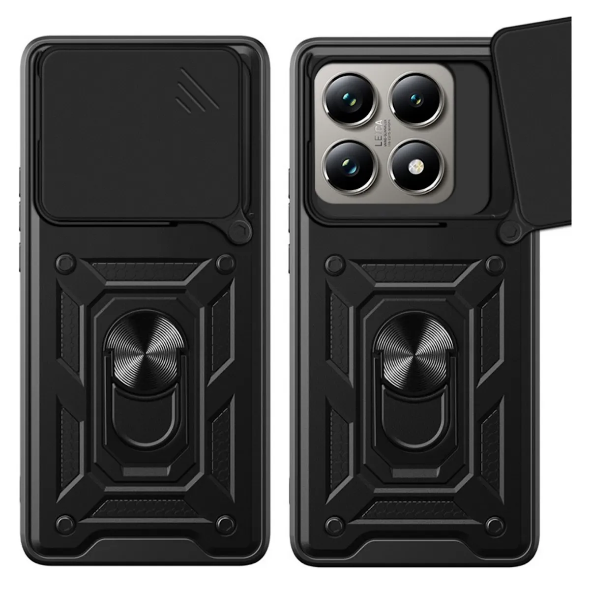 GENERICO - Carcasa Armor Con Anillo Para Xiaomi 14T Pro