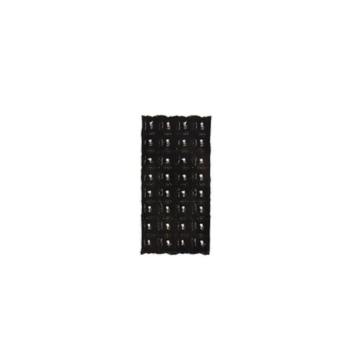 GENERICO - Pared Globo Metálico Negro 4 Columnas 110x60cm