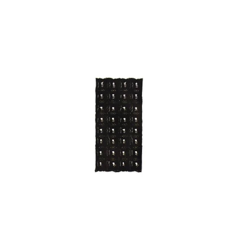 GENERICO - Pared Globo Metálico Negro 4 Columnas 110x60cm