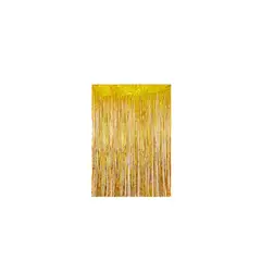 GENERICO - Cortina Metalica Dorada 100x200cm