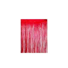 GENERICO - Cortina Metalica Roja 100x200cm