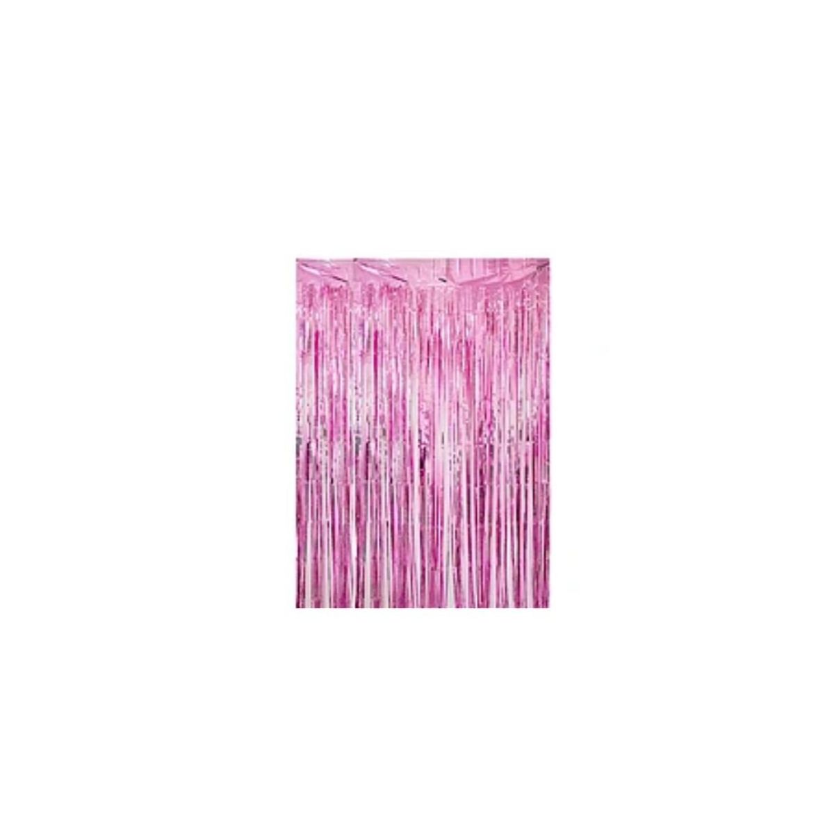 GENERICO - Cortina Metalica Rosa 100x200cm