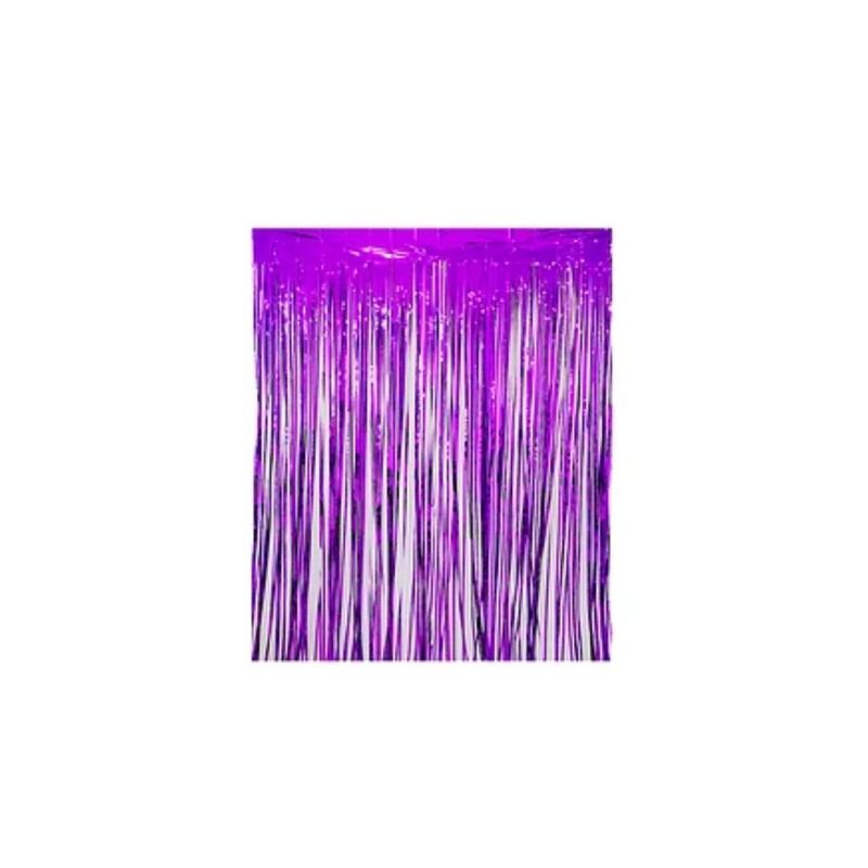GENERICO - Cortina Metalica Violeta 100x200cm