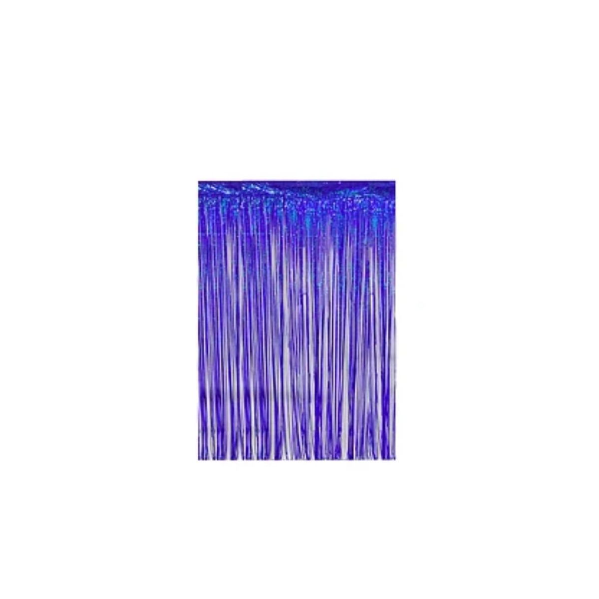 GENERICO - Cortina Holografica Azul 100x200cm