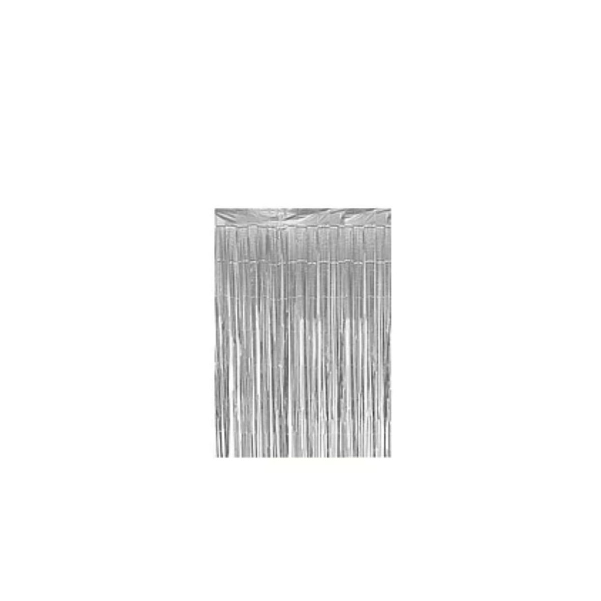 GENERICO - Cortina Plateada 100x200cm