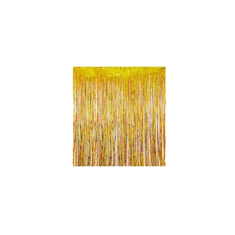 GENERICO - Cortina Cotillon Dorada 100x300cm