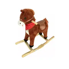 GENERICO - Caballo Balancín Mecedor De Madera Con Sonido Juguete