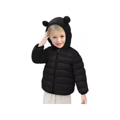 EDWINAYY - Chaqueta Capucha Niño Niña Bebe Viento Termica Impermeable Parkas