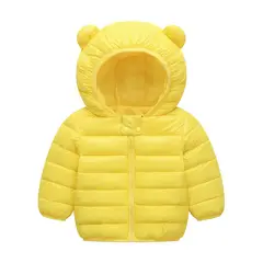 EDWINAYY - Chaqueta Capucha Niño Niña Bebe Viento Termica Impermeable Parkas